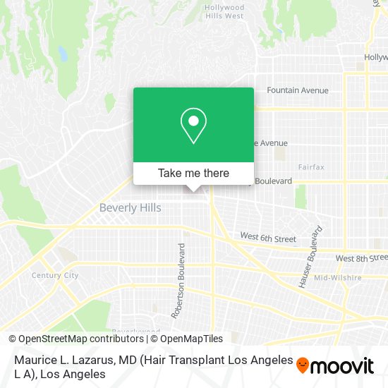 Maurice L. Lazarus, MD (Hair Transplant Los Angeles L A) map