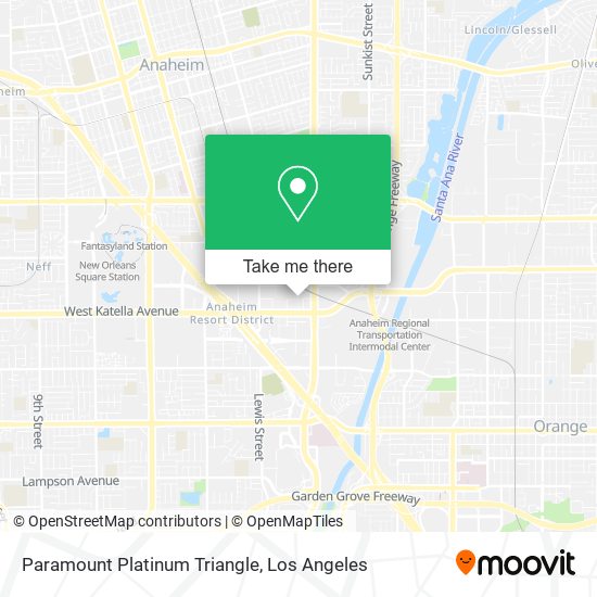 Mapa de Paramount Platinum Triangle