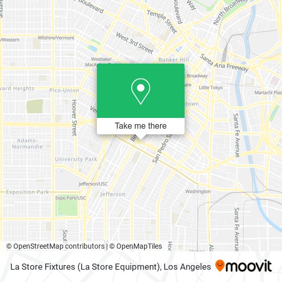 Mapa de La Store Fixtures (La Store Equipment)