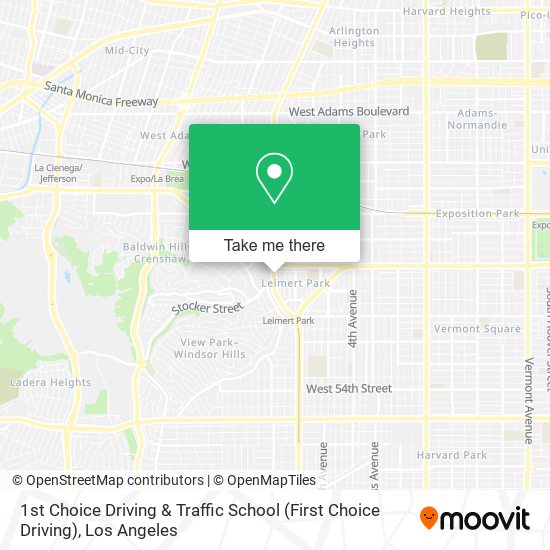1st Choice Driving & Traffic School (First Choice Driving) map