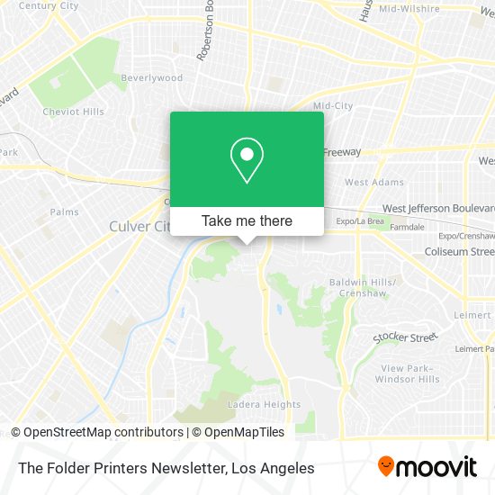 The Folder Printers Newsletter map