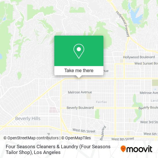 Four Seasons Cleaners & Laundry (Four Seasons Tailor Shop) map