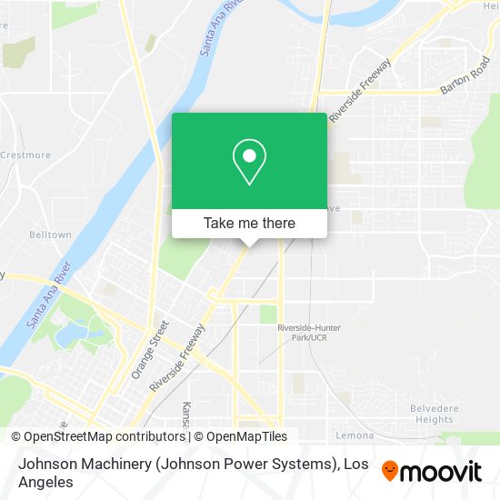 Mapa de Johnson Machinery (Johnson Power Systems)