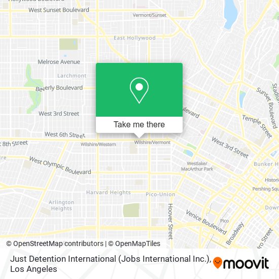 Mapa de Just Detention International (Jobs International Inc.)