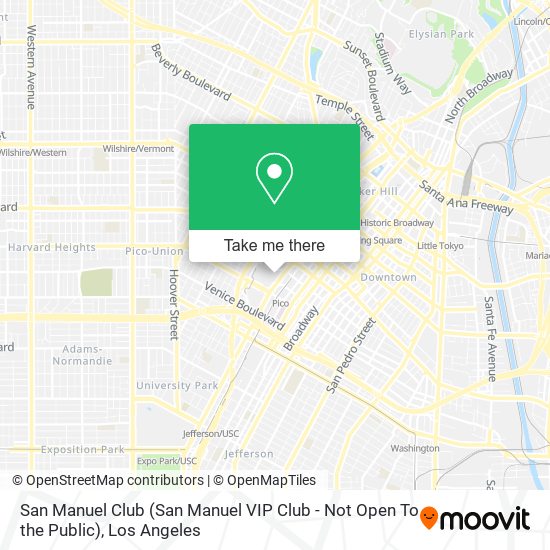 San Manuel Club (San Manuel VIP Club - Not Open To the Public) map