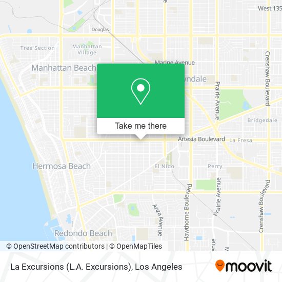 La Excursions (L.A. Excursions) map