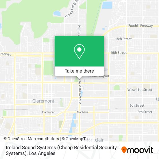 Mapa de Ireland Sound Systems (Cheap Residential Security Systems)