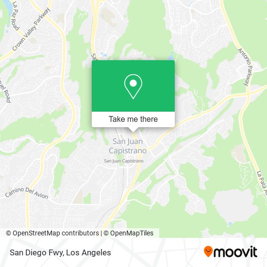 Mapa de San Diego Fwy