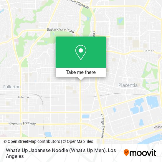 What's Up Japanese Noodle (What's Up Men) map