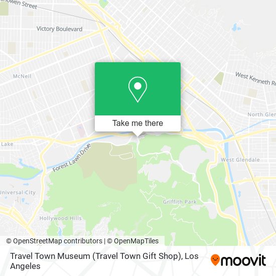 Mapa de Travel Town Museum (Travel Town Gift Shop)