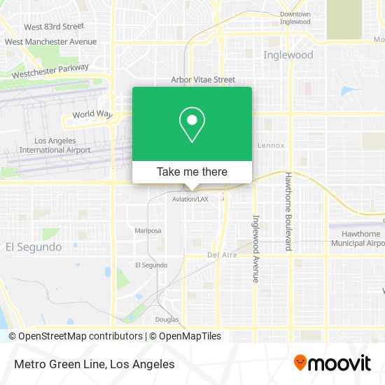 Metro Green Line map