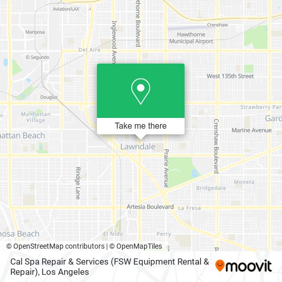 Mapa de Cal Spa Repair & Services (FSW Equipment Rental & Repair)