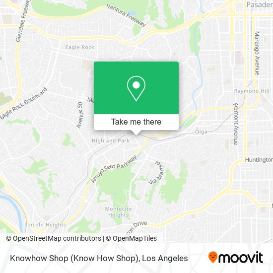 Mapa de Knowhow Shop (Know How Shop)