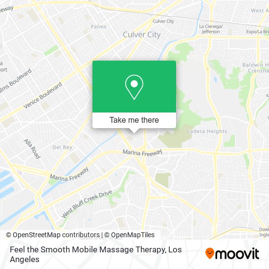 Feel the Smooth Mobile Massage Therapy map