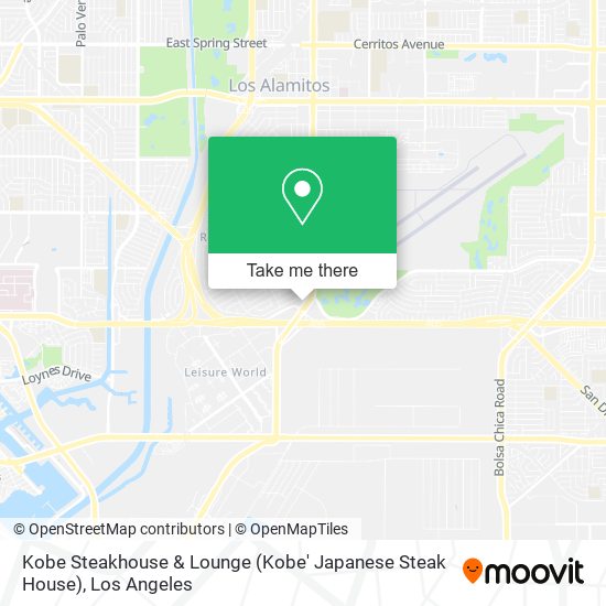 Mapa de Kobe Steakhouse & Lounge (Kobe' Japanese Steak House)