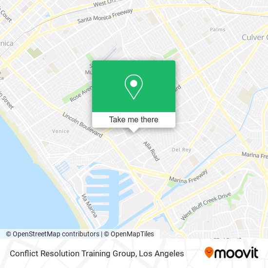 Conflict Resolution Training Group map