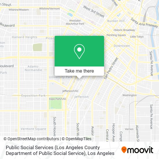 Public Social Services (Los Angeles County Department of Public Social Service) map