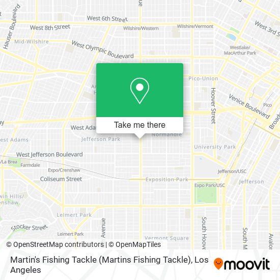 Mapa de Martin's Fishing Tackle (Martins Fishing Tackle)