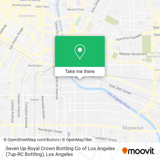 Seven Up-Royal Crown Bottling Co of Los Angeles (7up-RC Bottling) map