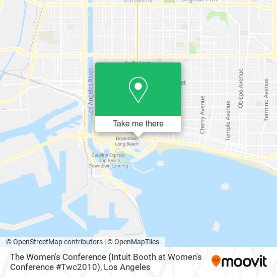 Mapa de The Women's Conference (Intuit Booth at Women's Conference #Twc2010)