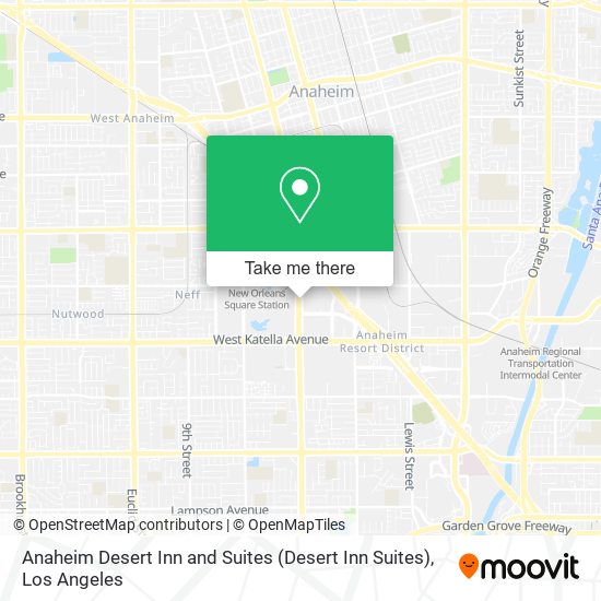 Anaheim Desert Inn and Suites (Desert Inn Suites) map