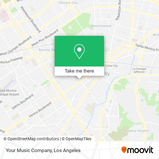 Mapa de Your Music Company
