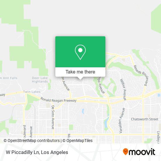 Mapa de W Piccadilly Ln