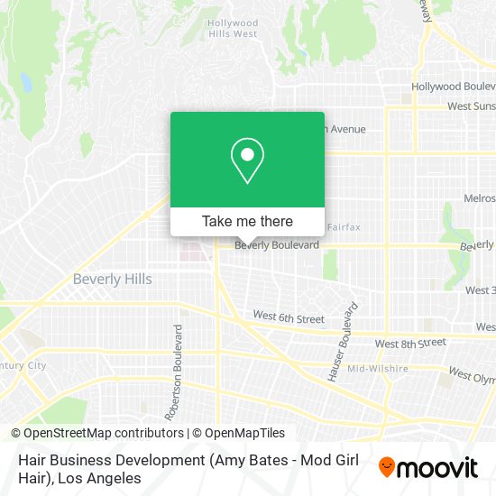 Hair Business Development (Amy Bates - Mod Girl Hair) map