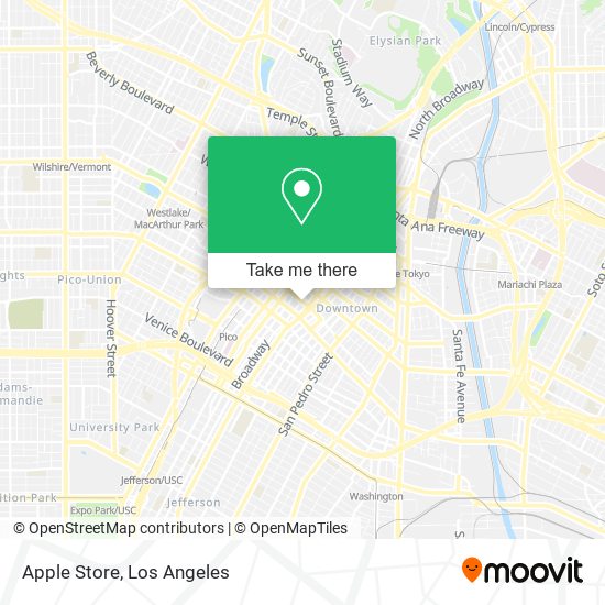 Mapa de Apple Store