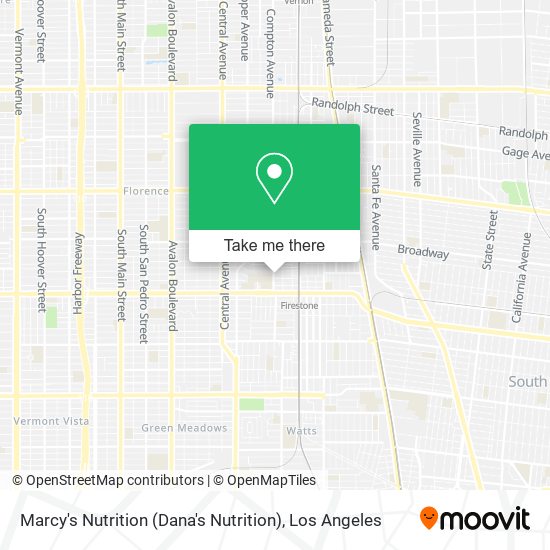 Mapa de Marcy's Nutrition (Dana's Nutrition)