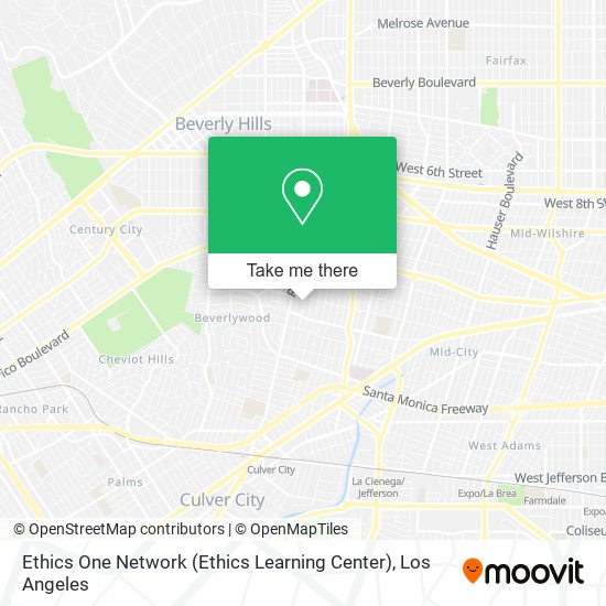 Ethics One Network (Ethics Learning Center) map