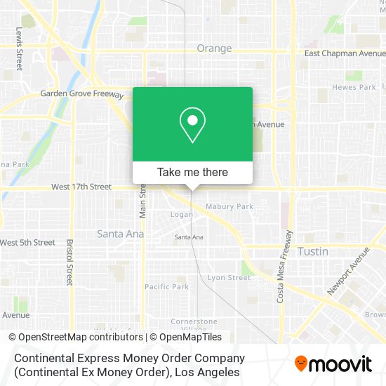 Continental Express Money Order Company (Continental Ex Money Order) map
