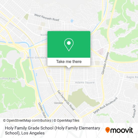 Holy Family Grade School map