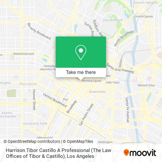 Mapa de Harrison Tibor Castillo A Professional (The Law Offices of Tibor & Castillo)