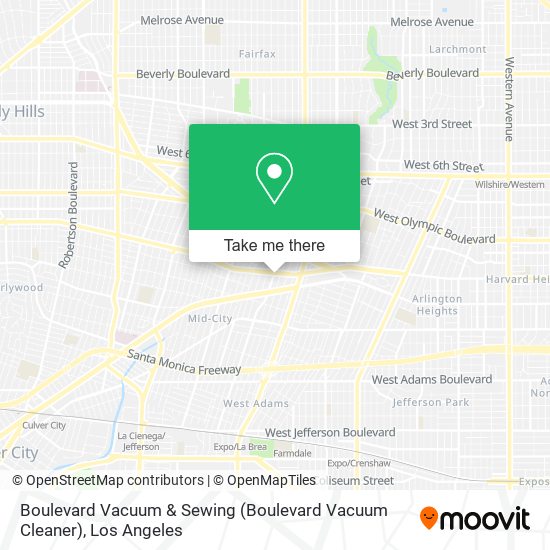 Mapa de Boulevard Vacuum & Sewing (Boulevard Vacuum Cleaner)