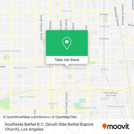 Mapa de Southside Bethel B.C. (South Side Bethel Baptist Church)