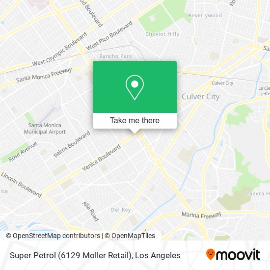 Mapa de Super Petrol (6129 Moller Retail)