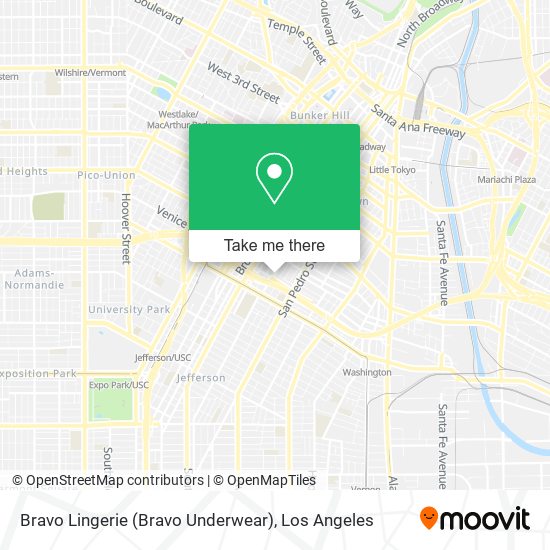 Bravo Lingerie (Bravo Underwear) map