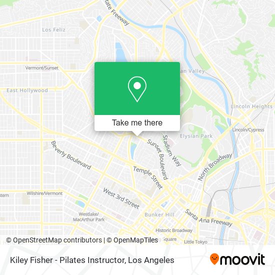 Kiley Fisher - Pilates Instructor map