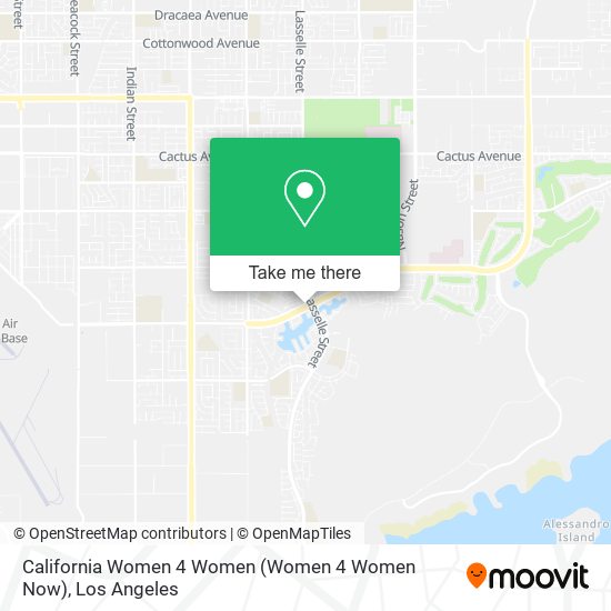 California Women 4 Women (Women 4 Women Now) map