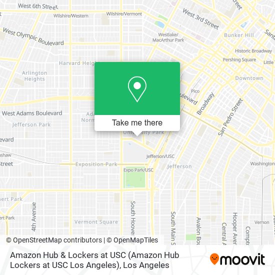 Mapa de Amazon Hub & Lockers at USC (Amazon Hub Lockers at USC Los Angeles)