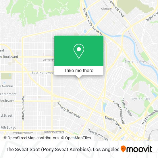 The Sweat Spot (Pony Sweat Aerobics) map