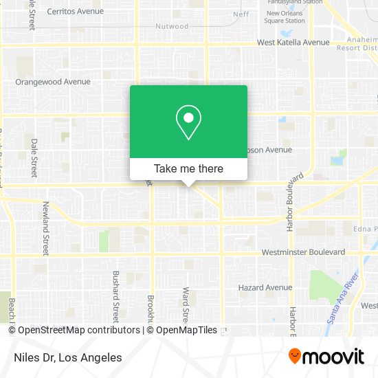 Niles Dr map