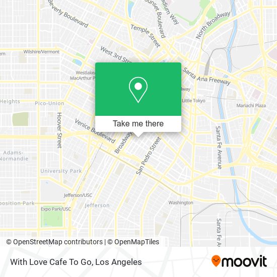 Mapa de With Love Cafe To Go