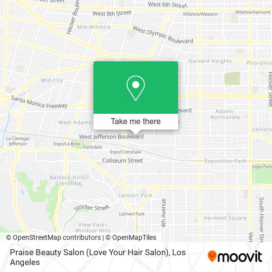 Praise Beauty Salon (Love Your Hair Salon) map