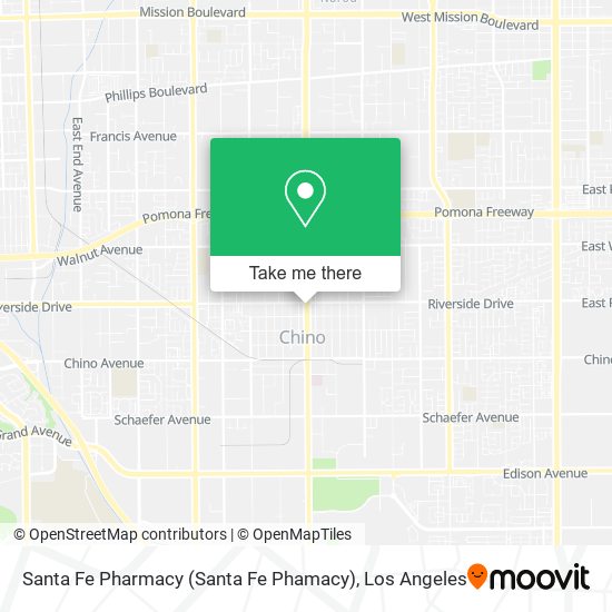 Mapa de Santa Fe Pharmacy (Santa Fe Phamacy)