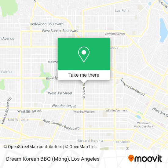 Dream Korean BBQ (Mong) map