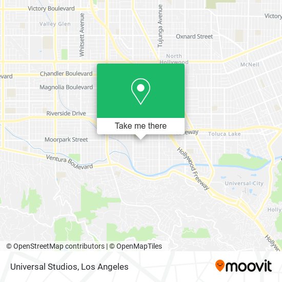 Universal Studios map