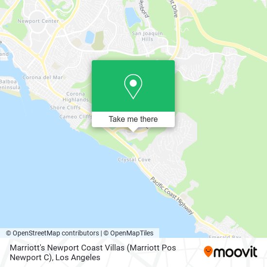 Mapa de Marriott's Newport Coast Villas (Marriott Pos Newport C)