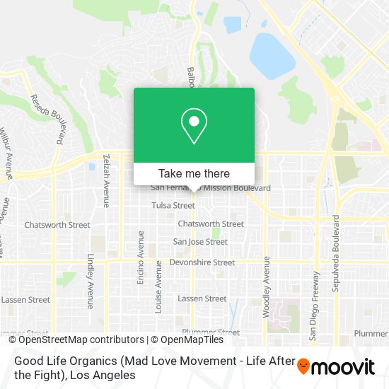 Good Life Organics (Mad Love Movement - Life After the Fight) map